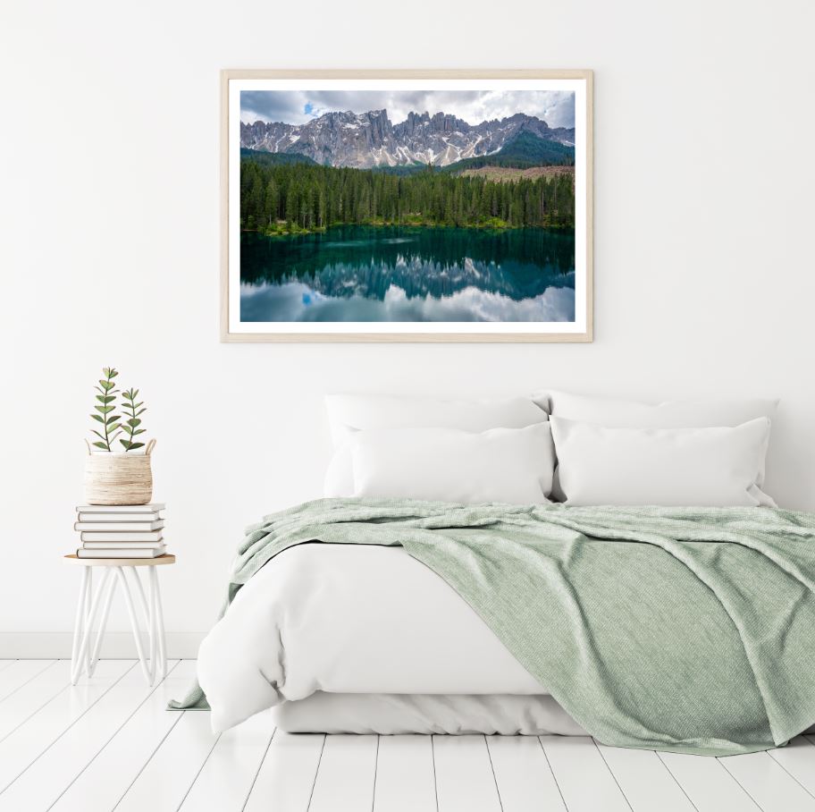 Lake & Forest Scenery Photograph Home Decor Premium Quality Poster Print Choose Your Sizes