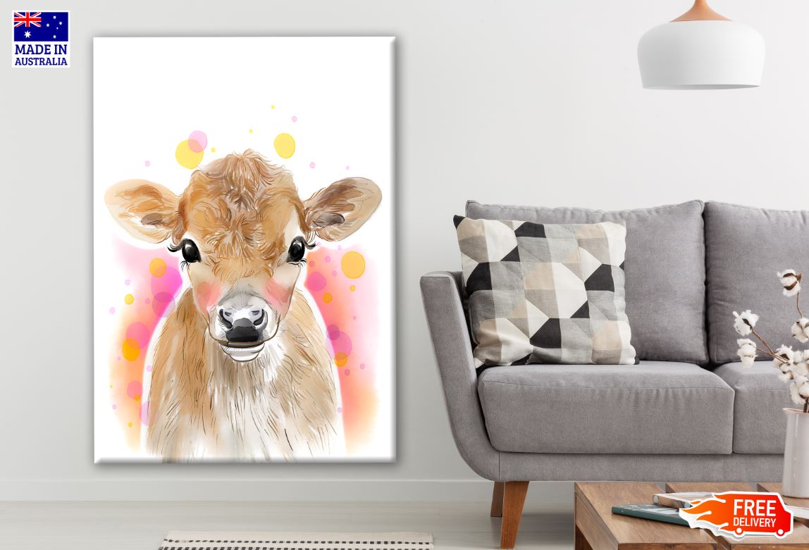 Cow Watercolor Painting Print 100% Australian Made