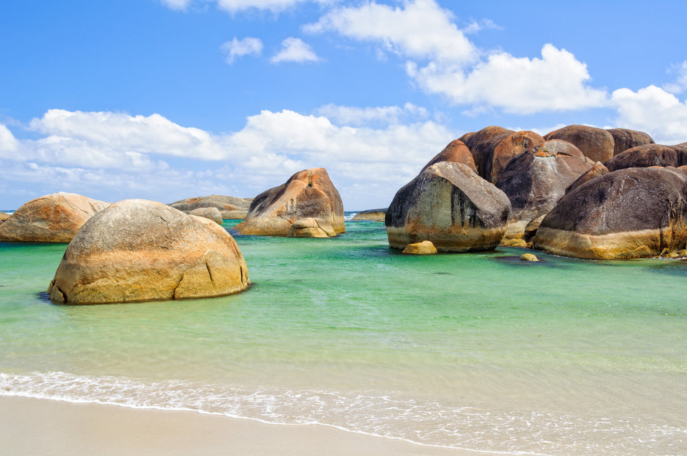 Sea with Huge Rocks Photograph Home Decor Premium Quality Poster Print Choose Your Sizes