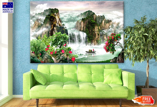 Stunning Nature Scenery Watercolor Painting Print 100% Australian Made