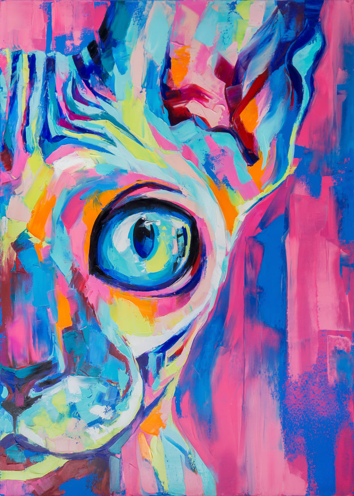 Abstract Car Portrait Design Home Decor Premium Quality Poster Print Choose Your Sizes