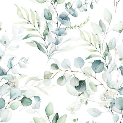 Square Canvas Plants Pattern Watercolor Painting High Quality Print 100% Australian Made