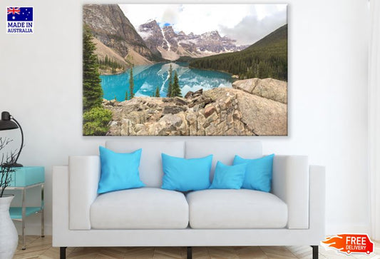 Mountain Lake & Forest Photograph Print 100% Australian Made