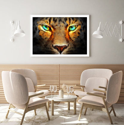 Cheetah Portrait Oil Painting Home Decor Premium Quality Poster Print Choose Your Sizes