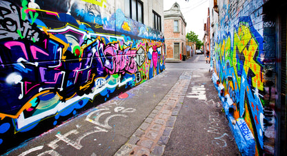 Melbourne Graffiti Print 100% Australian Made