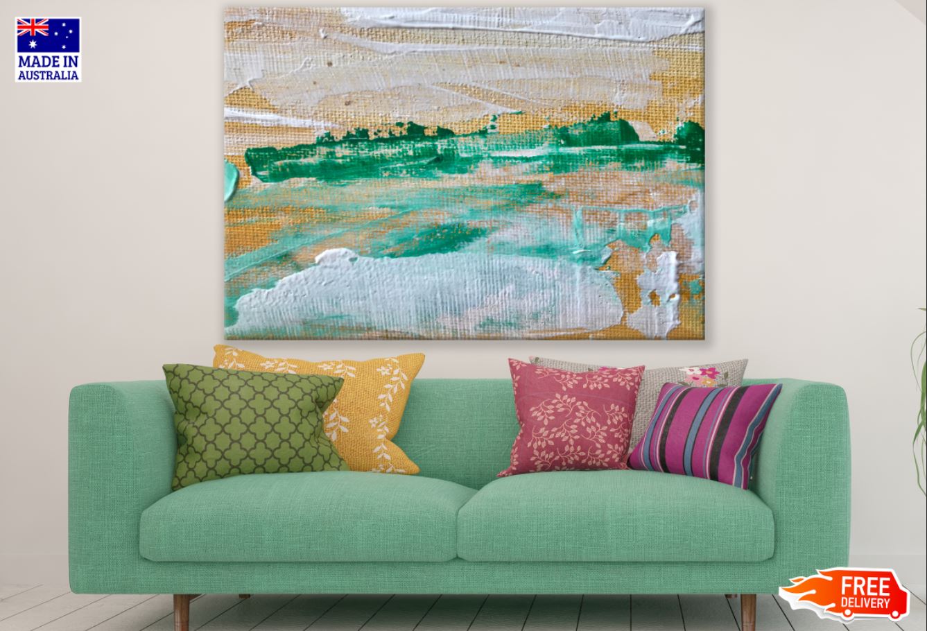Colorful Abstract Painting Design Print 100% Australian Made