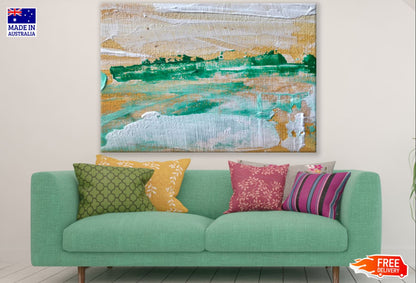 Colorful Abstract Painting Design Print 100% Australian Made
