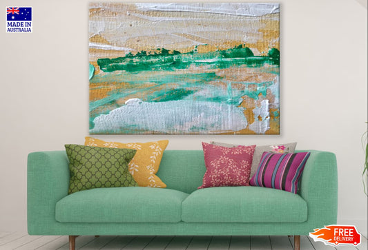 Colorful Abstract Painting Design Print 100% Australian Made