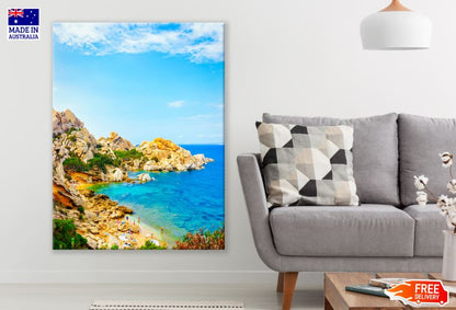 Rocky Coast of Capo Testa in Santa Teresa Gallura Photograph Print 100% Australian Made