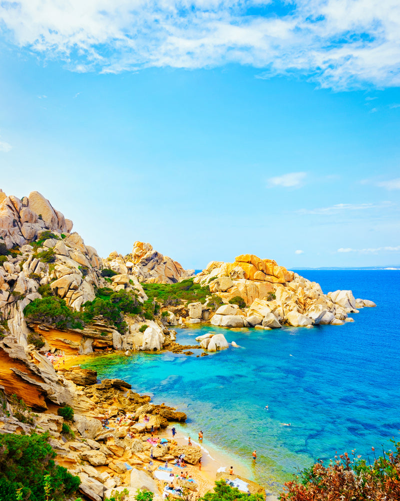 Rocky Coast of Capo Testa in Santa Teresa Gallura Photograph Print 100% Australian Made