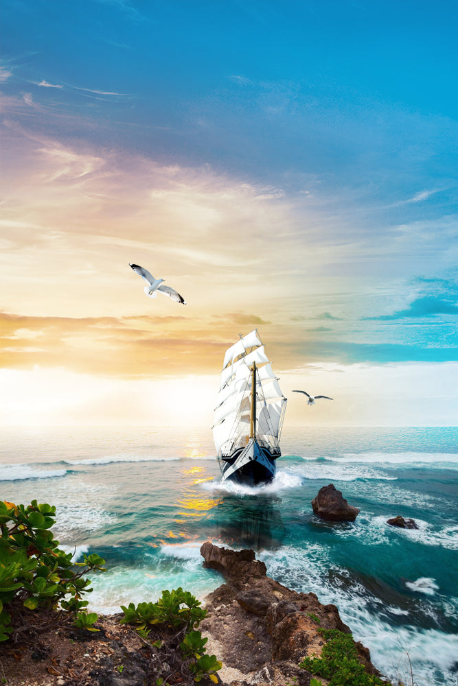 Ship & Sea Scenery Photograph Print 100% Australian Made