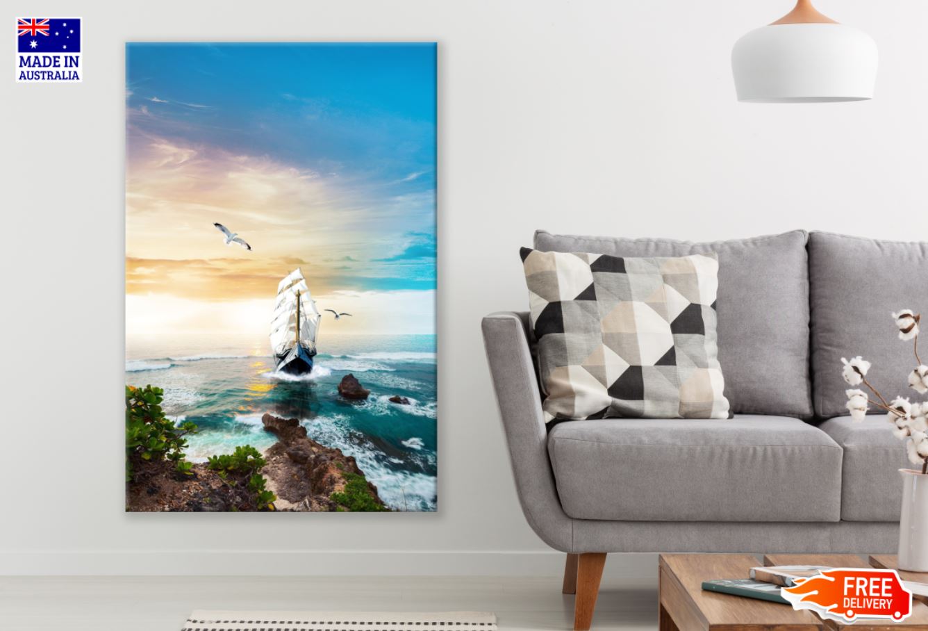 Ship & Sea Scenery Photograph Print 100% Australian Made