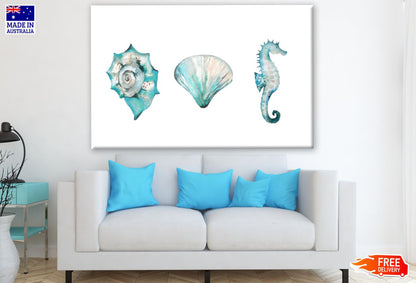 Sea Animals Watercolor Painting Print 100% Australian Made