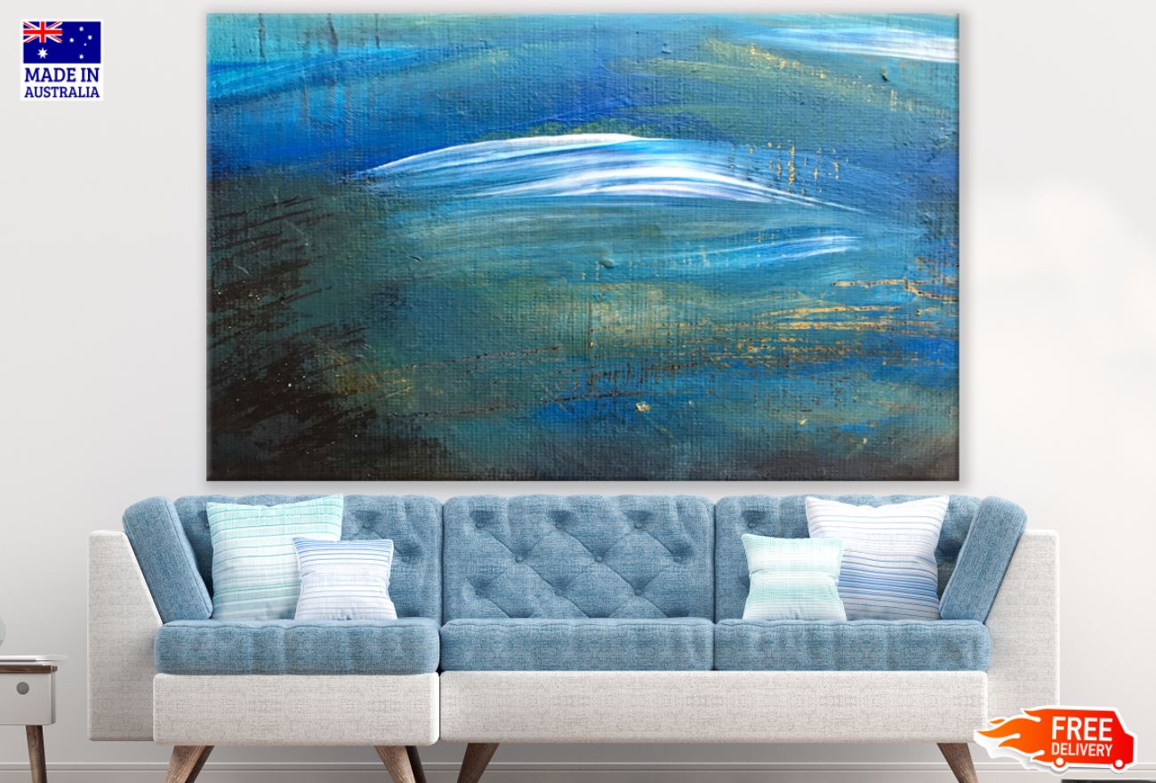 Colorful Abstract Painting Design Print 100% Australian Made