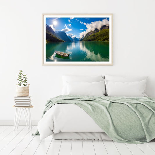 Lake & Forest Scenery Photograph Home Decor Premium Quality Poster Print Choose Your Sizes