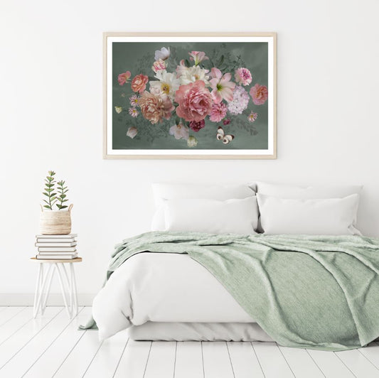 Colorful Flowers Painting Design Home Decor Premium Quality Poster Print Choose Your Sizes