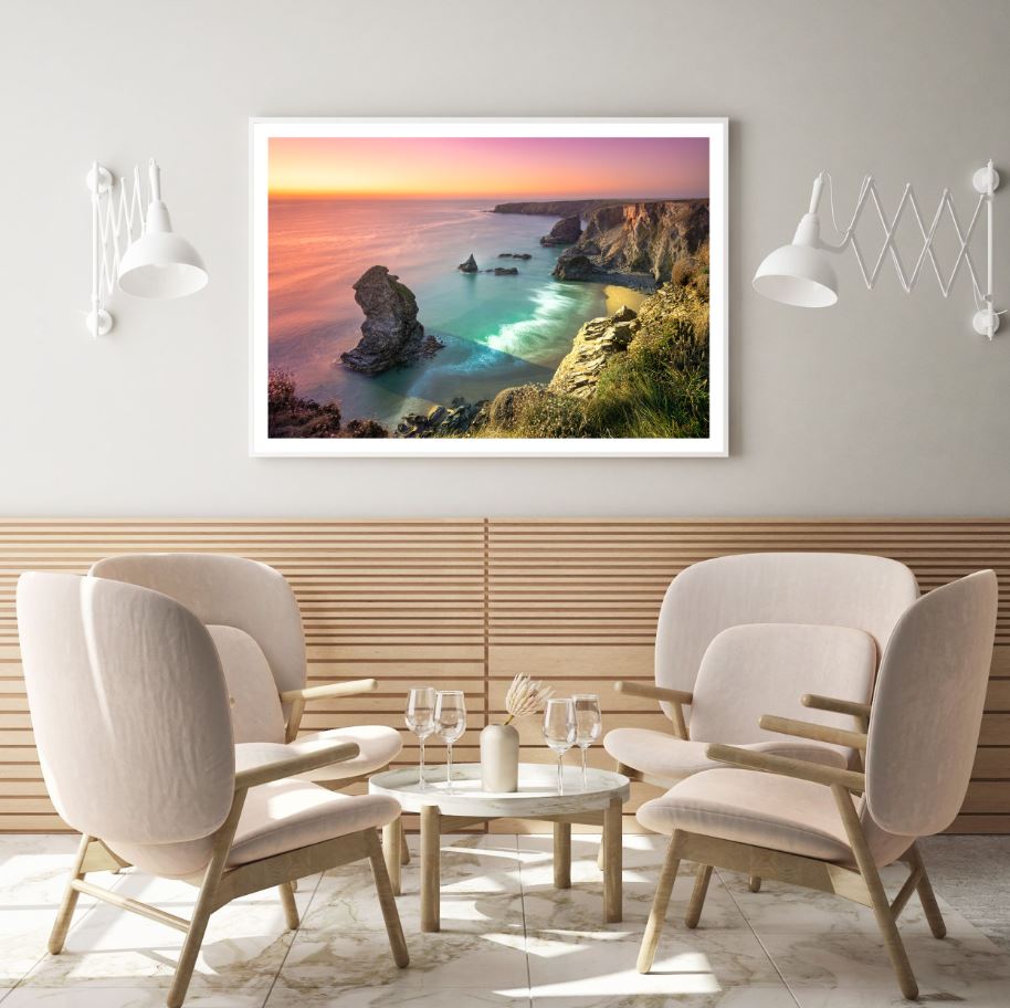 Stunning Sea Sunset Scenery View Home Decor Premium Quality Poster Print Choose Your Sizes