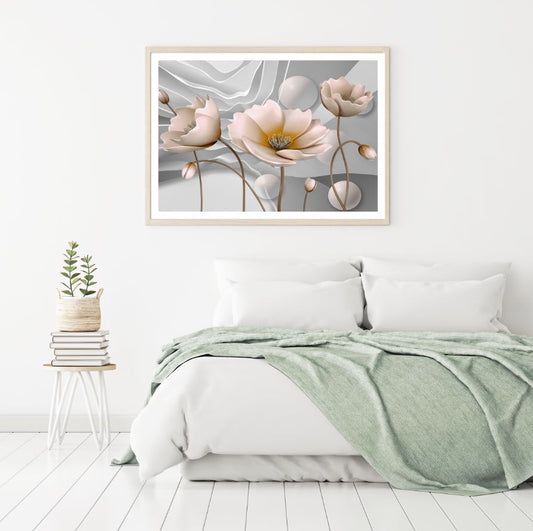 Colorful Flowers 3D Design Home Decor Premium Quality Poster Print Choose Your Sizes