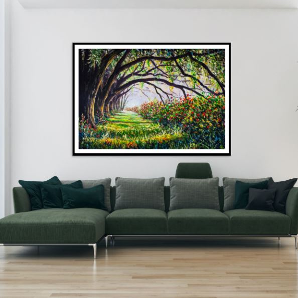 Colorful Forest Oil Painting Home Decor Premium Quality Poster Print Choose Your Sizes