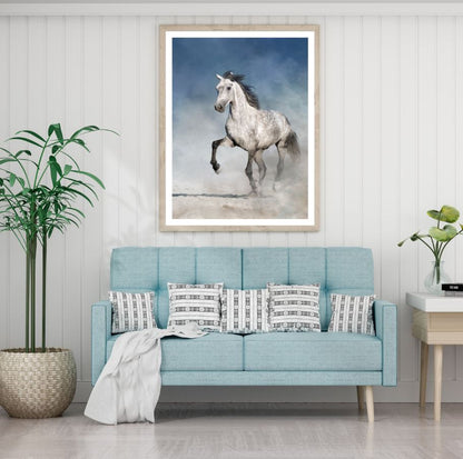Running Horse Photograph Home Decor Premium Quality Poster Print Choose Your Sizes