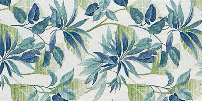 Panoramic Canvas Flowers & Leaves Design High Quality 100% Australian Made Wall Canvas Print Ready to Hang