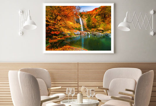 Waterfall Scenery Photograph Home Decor Premium Quality Poster Print Choose Your Sizes