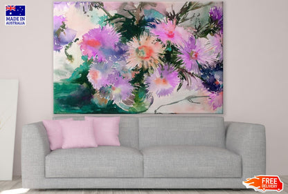 Colorful Floral Watercolor Painting Print 100% Australian Made