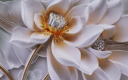 Floral Closeup 3D Design Print 100% Australian Made