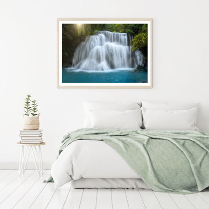 Stunning Waterfall Scenery View Home Decor Premium Quality Poster Print Choose Your Sizes