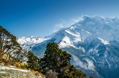 Snow Mountain Scenery Photograph Print 100% Australian Made