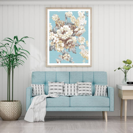 Colorful Floral Watercolor Paint Home Decor Premium Quality Poster Print Choose Your Sizes