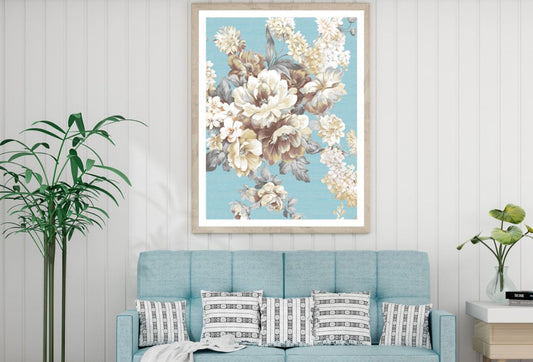 Colorful Flowers Watercolor Art Home Decor Premium Quality Poster Print Choose Your Sizes