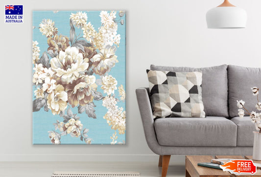 Colorful Flowers Watercolor Art Print 100% Australian Made