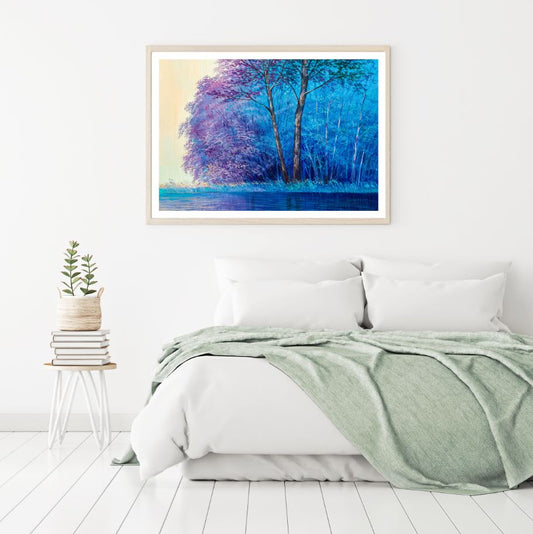 Colorful Forest Digital Painting Home Decor Premium Quality Poster Print Choose Your Sizes