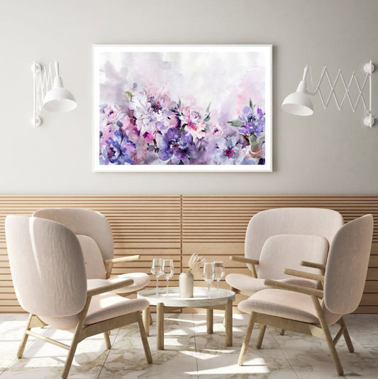 Flowers Watercolor Painting Home Decor Premium Quality Poster Print Choose Your Sizes