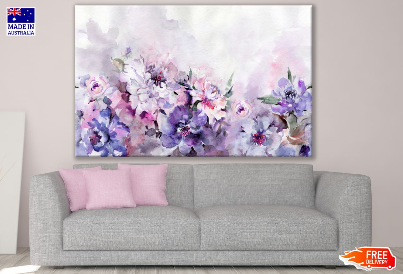 Flowers Watercolor Painting Print 100% Australian Made