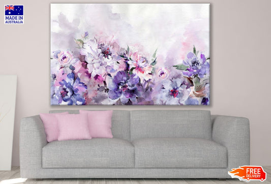 Flowers Watercolor Painting Print 100% Australian Made