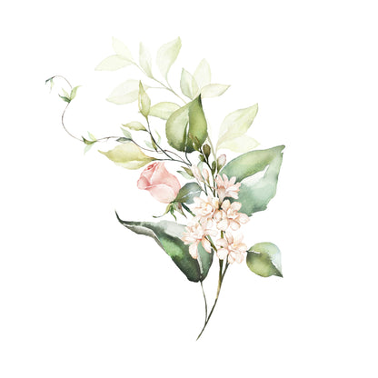 Square Canvas Rose Flowers Plant Painting High Quality Print 100% Australian Made
