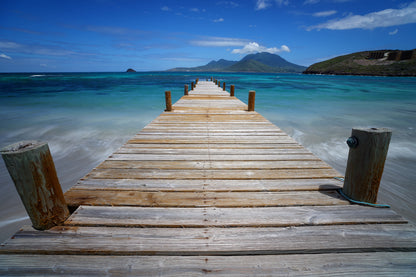 Wooden Pier Over Lake Photograph Print 100% Australian Made