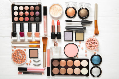 Makeup Items Aerial Photograph Home Decor Premium Quality Poster Print Choose Your Sizes