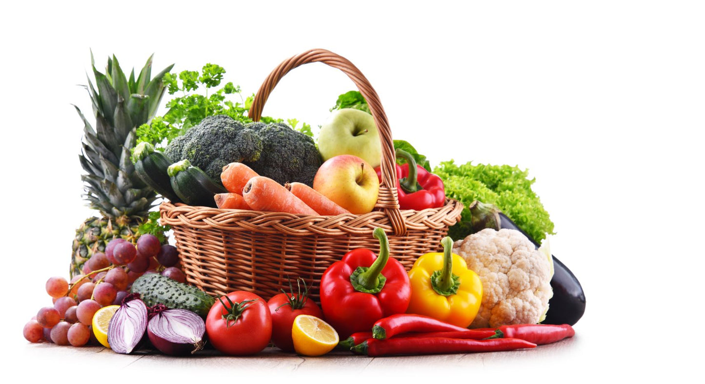 Vegetables & Basket Photograph Print 100% Australian Made