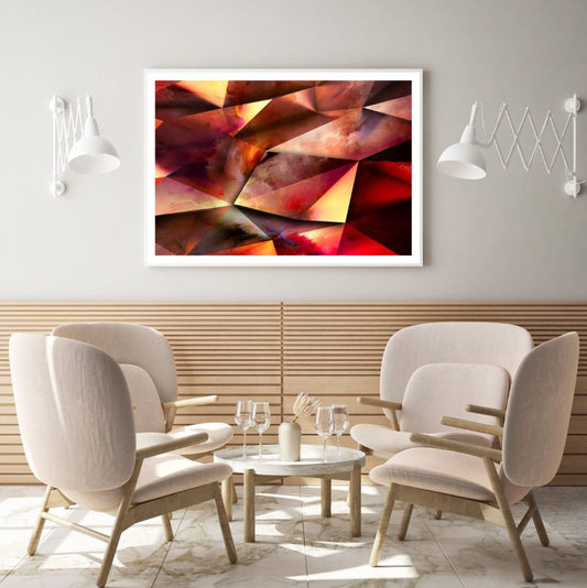 Colorful Abstract Shapes Design Home Decor Premium Quality Poster Print Choose Your Sizes