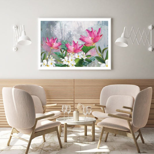 Colorful Flowers 3D Design Home Decor Premium Quality Poster Print Choose Your Sizes