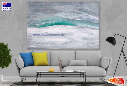 Colorful Abstract Painting Design Print 100% Australian Made