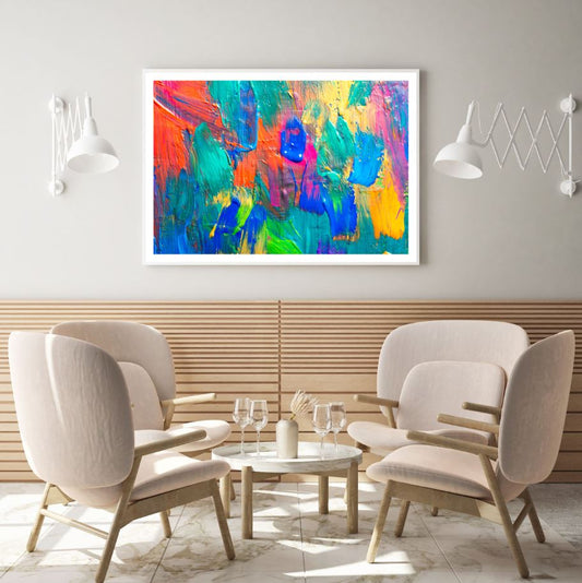 Colorful Abstract Painting Design Home Decor Premium Quality Poster Print Choose Your Sizes