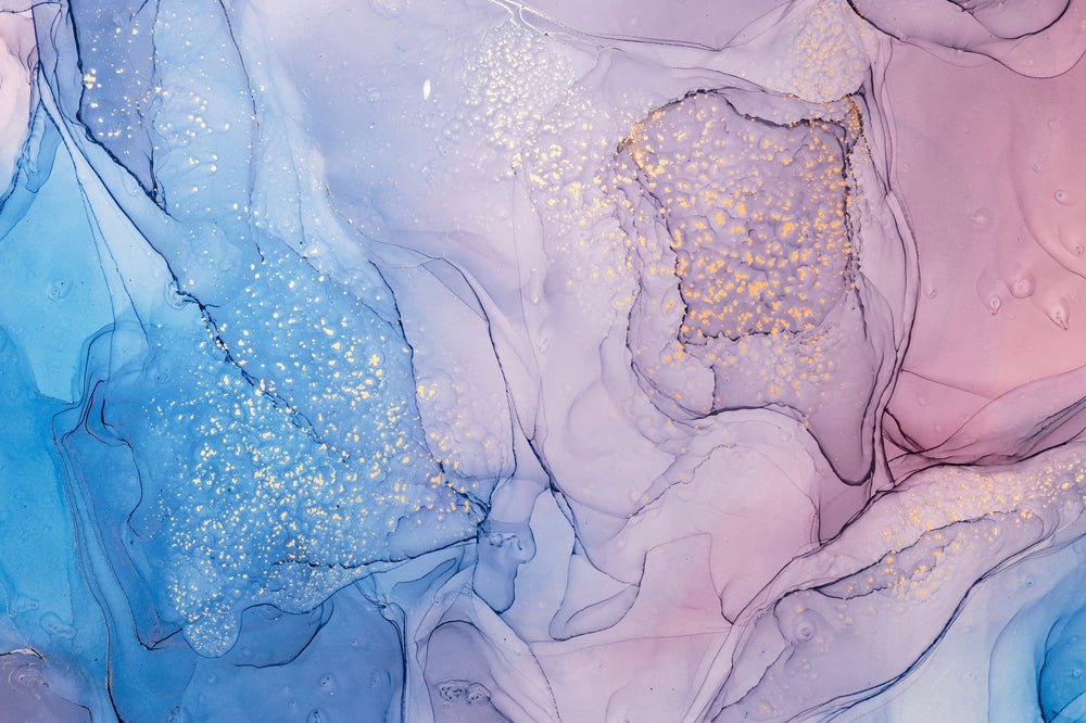 Blue & Pink Abstract Design Home Decor Premium Quality Poster Print Choose Your Sizes