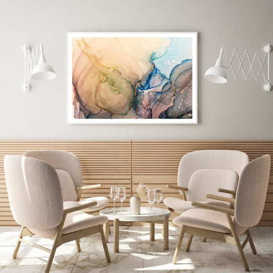 Colorful Abstract Granite Design Home Decor Premium Quality Poster Print Choose Your Sizes
