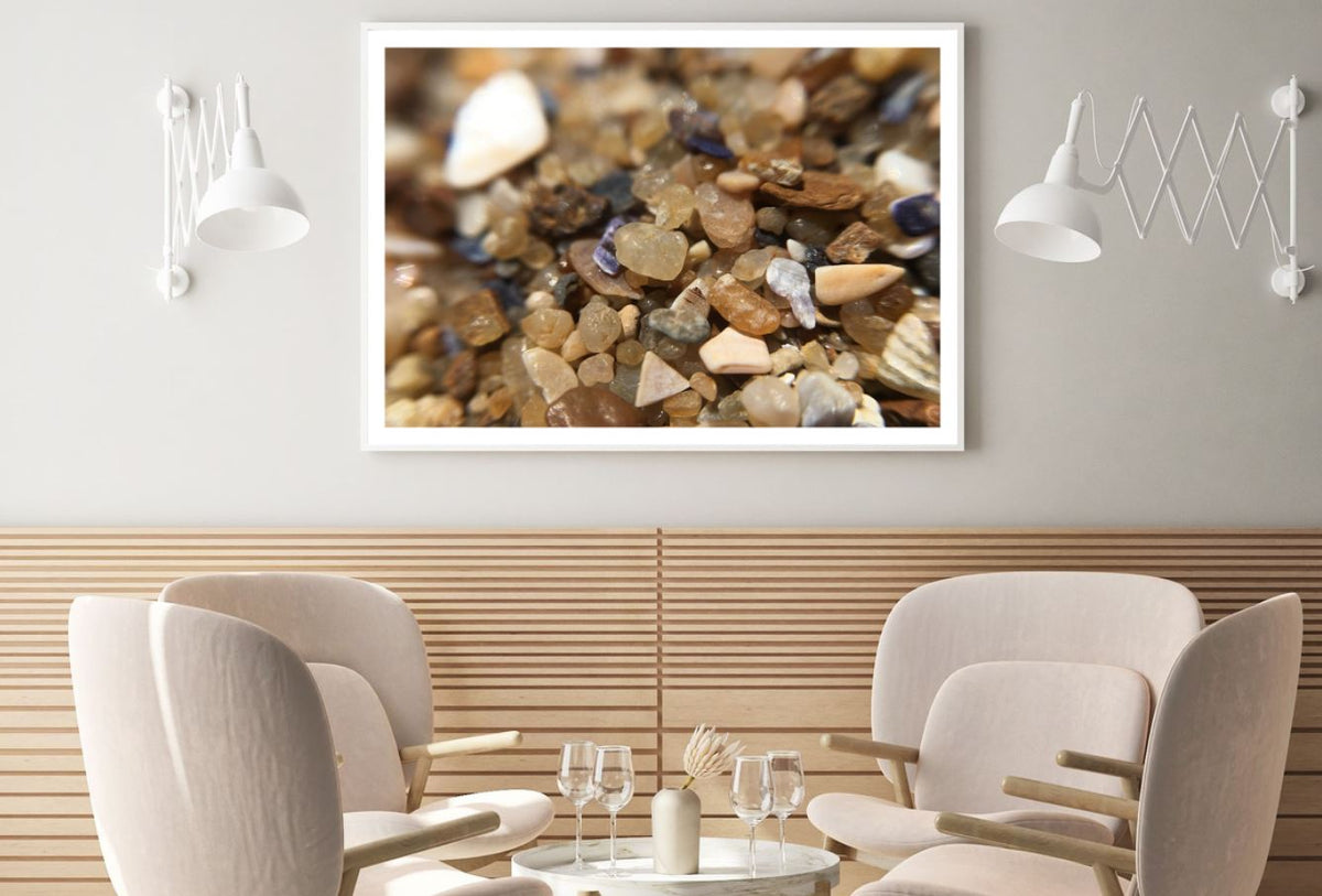 Tiny Stones Closeup Photograph Home Decor Premium Quality Poster Print Choose Your Sizes
