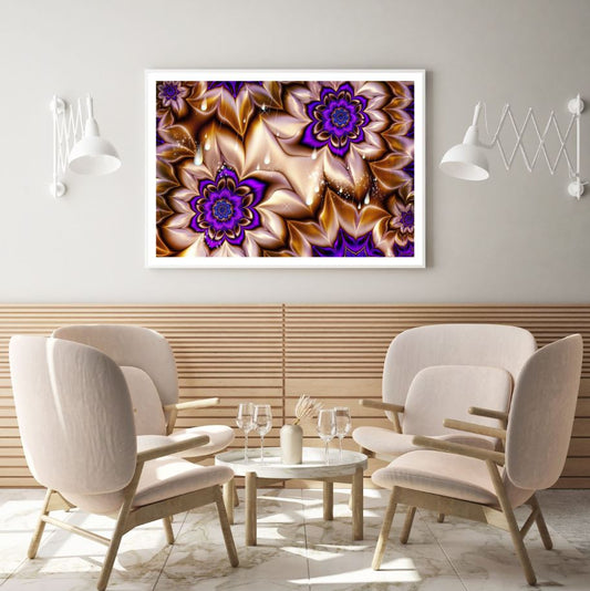 Colorful Abstract Floral Design Home Decor Premium Quality Poster Print Choose Your Sizes