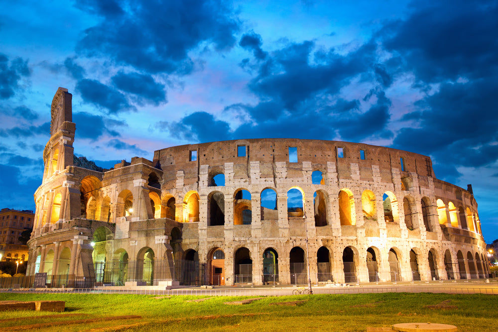 Collosium Night View Photograph Home Decor Premium Quality Poster Print Choose Your Sizes